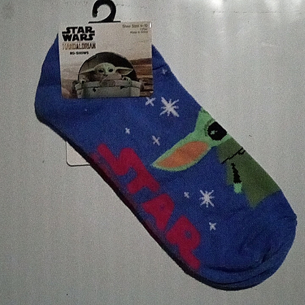Star Wars Mandalorian no show socks